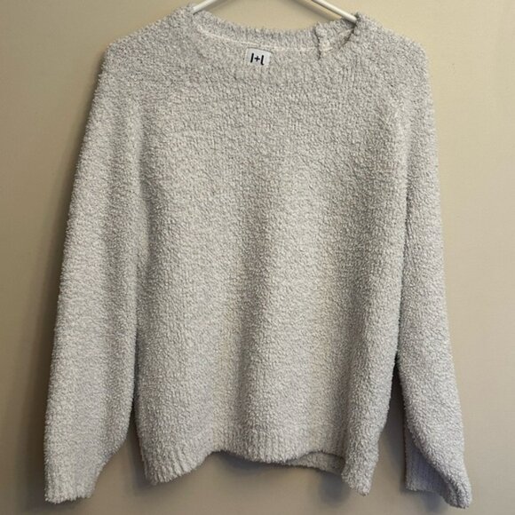 John + Jenn Textured Cream Sweater - Picture 1 of 4